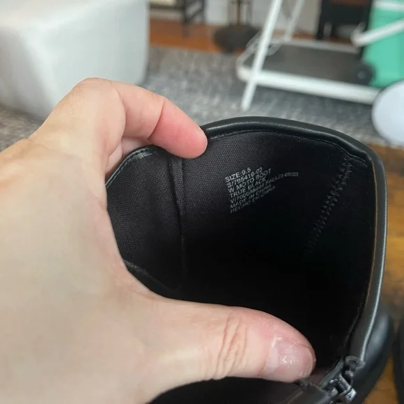 GAP Black Combat & Moto Boots - Picture 4 of 9